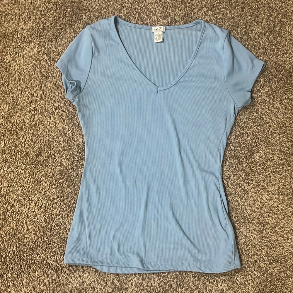 Rue21 baby blue top. Super cute!